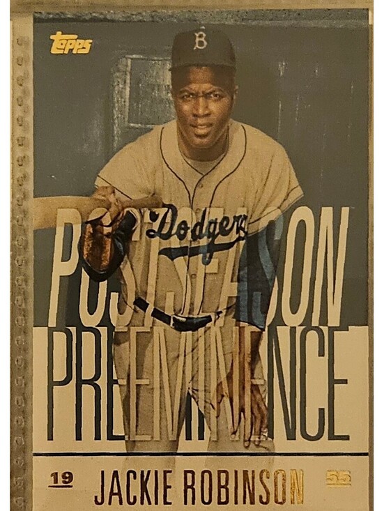 Topps Other - 2018 Topps Update Postseason Preeminence #PO27 Jackie Robinson Dodgers